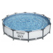 Bestway Kulatý nadzemní bazén Steel Pro MAX s kartušovou filtrací
