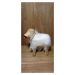 FaKOPA s. r. o. OVEČKA Shaun - dekorativní ovečka z teaku 25 cm - bílá