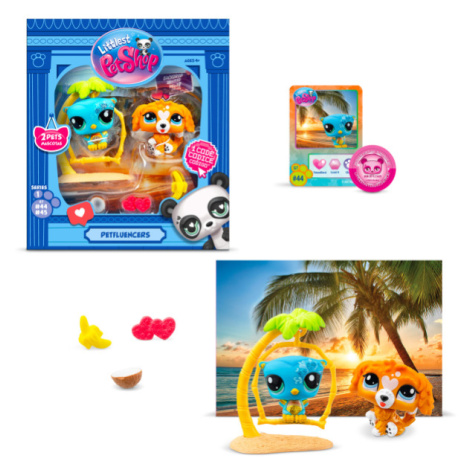 Littlest Pet Shop Zvířecí influenceři 2 figurky Serie 1 - 961-LPS005601 TM Toys