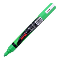 Křídový popisovač UNI s kulatým hrotem 1,8 - 2,5 mm - fluo-zelený