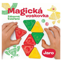 Magická voskovka sada - Jaro (knížka, voskovky, výseky)