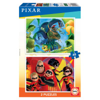 Puzzle Pixar Disney Educa 2x48 dílků od 4 let