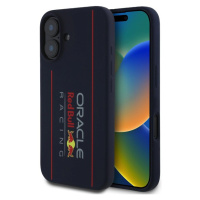 Oracle Red Bull Racing Silicone Vertical Logo MagSafe kryt iPhone 16 modrý