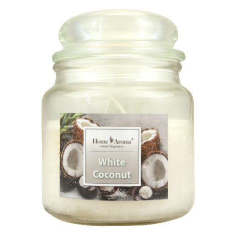 Svíčka vonná dekorativní WHITE COCONUT, 340g Home Aroma