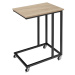 tectake 404219 odkládací stolek luton 48x35x70cm - Industriální dřevo tmavé, rustikální - Indust