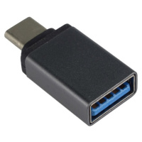 PremiumCord kur31-03 USB 3.1 konektor C/male - USB 3.0 konektor A/female Černá