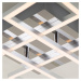 Briloner LED stropní světlo Frames, 4 čtverce, otočné