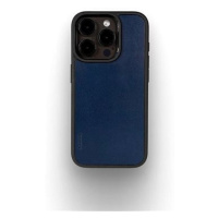 Lemory iPhone 15 Pro kožený kryt s podporou MagSafe tmavě modrý