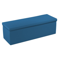 Dekoria Čalouněná skříň, Ocean blue mořská modrá, 120 x 40 x 40 cm, Cotton Panama, 702-48