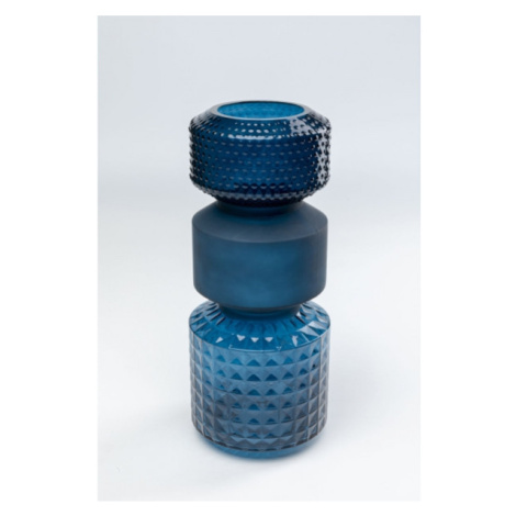 KARE Design Modrá skleněná váza Marvelous Duo 42cm