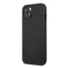 AMG AMHCP14SDOLBK hard silikonové pouzdro iPhone 14 6.1" black Leather Hot Stamped