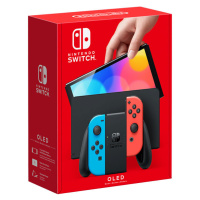 Nintendo Switch – OLED Model, červená/modrá - NSH007