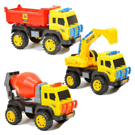 Stavební auto na setrvačník 29 cm - bagr Toys Group