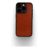 Lemory iPhone 15 Pro Max kožený kryt hnědý