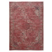 Červený koberec z viskózy Universal Lara Rust, 60 x 110 cm