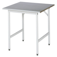 RAU Pracovní stůl, výškově přestavitelný, výška 800 - 850 mm, deska z ocelového plechu, š x h 75