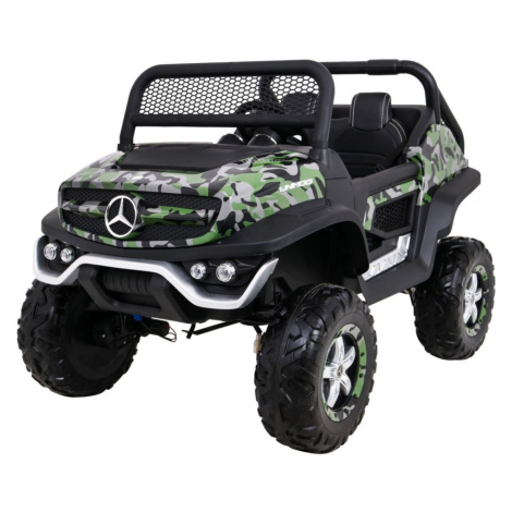 mamido  Dětské elektrické auto Buggy 4x4 Mercedes-Benz Unimog maskáčové