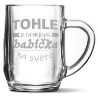 Sablio Půllitr Tohle je ta nejlepší babička na světě: 0,5 l