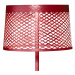 Foscarini Stojací lampa Foscarini Twiggy Grid lettura, karmínově červená