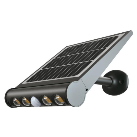 LED Solární nástěnné svítidlo se senzorem LED/8W/3,7V IP65 4000K Donoci