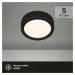 BRILONER LED stropní svítidlo, pr. 12 cm, 7 W, černá BRILO 7089-415