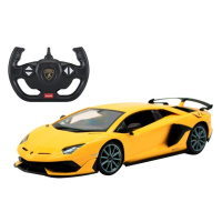 Mamido RASTAR Auto na dálkové ovládání RC Lamborghini Aventador Rastar 1:14 žluté