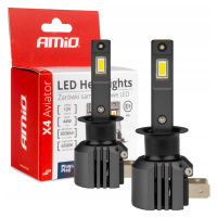 Led autožárovky série X4 Aviator H1 6500K Canbus AMIO-03761