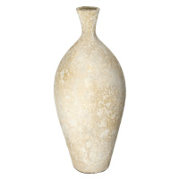 Dekoria Váza Dafni 26x61cm light beige, 26 x 61 cm