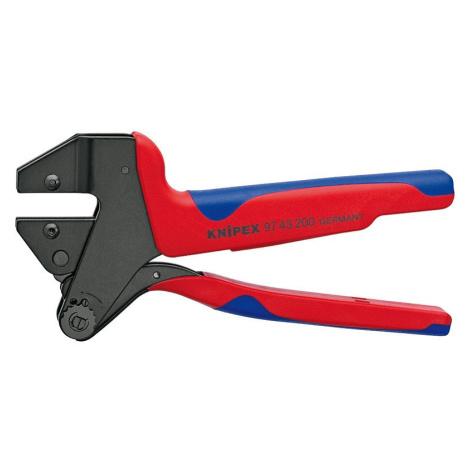 Víceúčelové systémové Krimpovací kleště brunýrované 200 mm  - 9743200A Knipex
