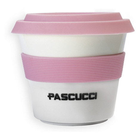 Porcelánový hrnek s sebou RŮŽOVÝ 350ml Pascucci