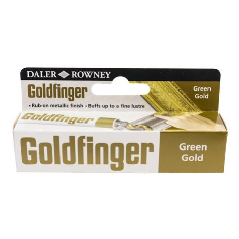 Umělecká metalická pasta Daler-Rowney Goldfinger, 22 ml - zelenozlatá