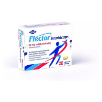 FLECTOR Rapidcaps 25mg 20 tobolek