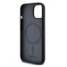 Zadní kryt DKNY Liquid Silicone Arch Logo MagSafe pro Apple iPhone 13, černá