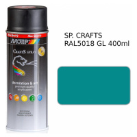 Sprej Crafts turquoise RAL5018 400ml