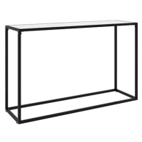 Konzolový stolek bílý 120 × 35 × 75 cm tvrzené sklo