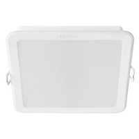 Philips Meson podhledové LED svítidlo 12,5 W, 900 lm, 3000 K, 14 cm, hranaté IP20, bílé