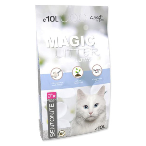 Podestýlka Magic Litter Bentonite Ultra White 10L MAGIC CAT