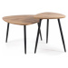 Kasvo TINA (TWIN) konferenční stolek dub artisan / černé nohy