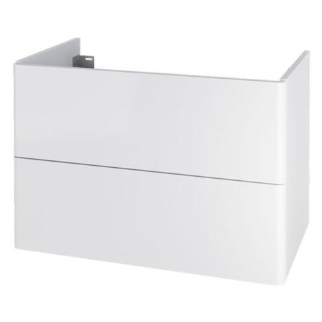 MEREO Siena, koupelnová skříňka 80 cm, bílá lesk CN411S