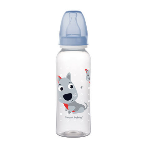 CANPOL BABIES Láhev s potiskem HAPPY ANIMALS 250 ml