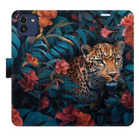 iSaprio Flip pouzdro Flower Jaguar 02 pro Samsung Galaxy A03