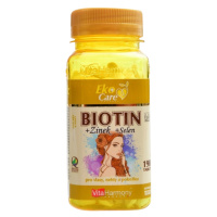 VITAHARMONY Biotin 300 µg + Selen + Zinek Eko 190 tablet