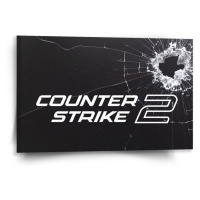 Sablio Obraz Counter Strike 2 Průstřel - 60x40 cm