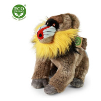 Plyšová opice mandril 28 cm ECO-FRIENDLY