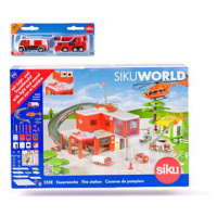 SIKU World - požární stanice s hasičskými auty