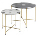 KARE Design Odkládací stolek Amba (set 2 kusů)