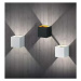 Trio Nástěnné stmívatelné LED svítidloTrio Leuchten Louis / 4,2 W / kostka / černá