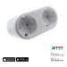 iQtech SmartLife WS017, Wi-Fi 2x zásuvka, 16 A