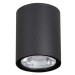 NOVA LUCE venkovní stropní svítidlo CECI černý hliník skleněný difuzor Osram LED 6W 3000K 100-24