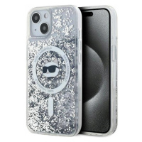 Pouzdro Karl Lagerfeld Glitter Magsafe Pro Iphone 15 Plus/14 Plus Průhledné